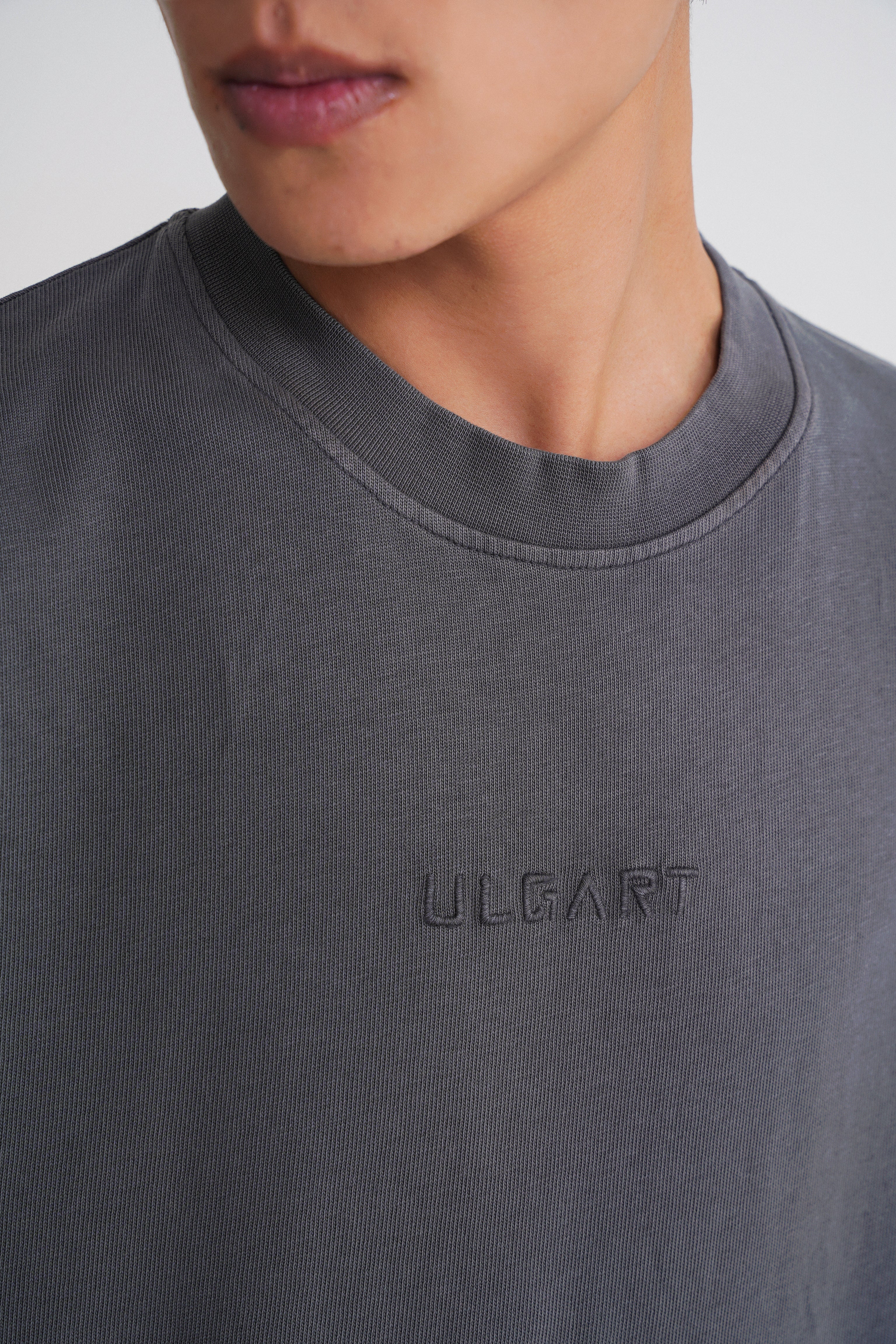 Acid Wash  Unisex T-shirt Dark Grey