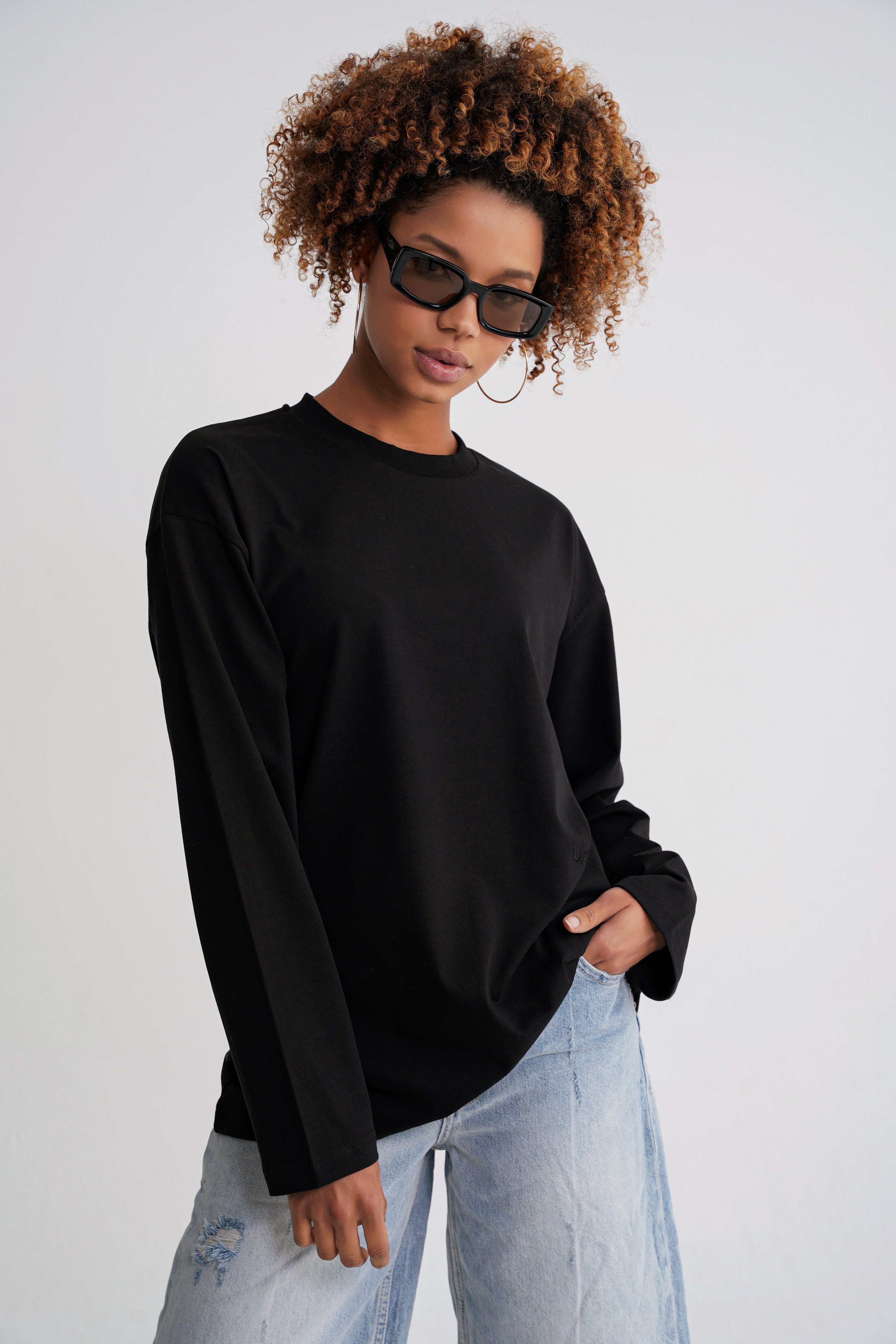 Teo Women Long Sleeve Black