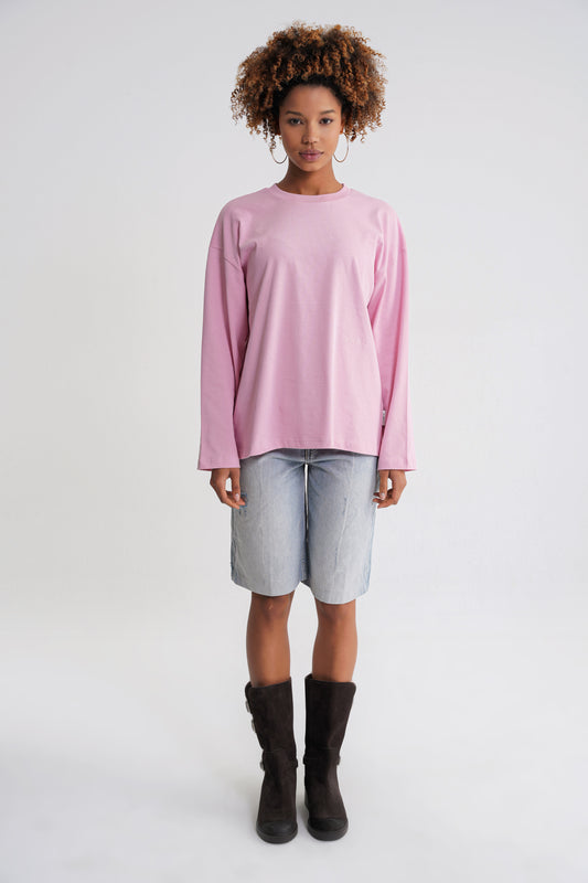 Teo Women Long Sleeve Pink