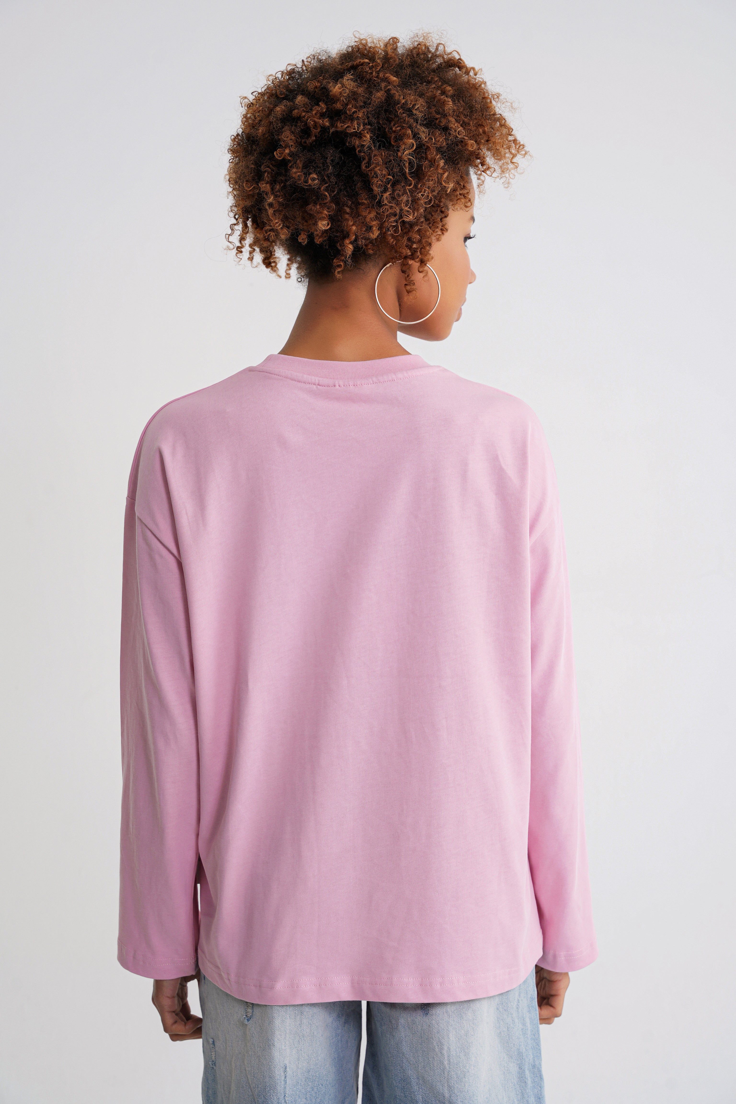 Teo Women Long Sleeve Pink