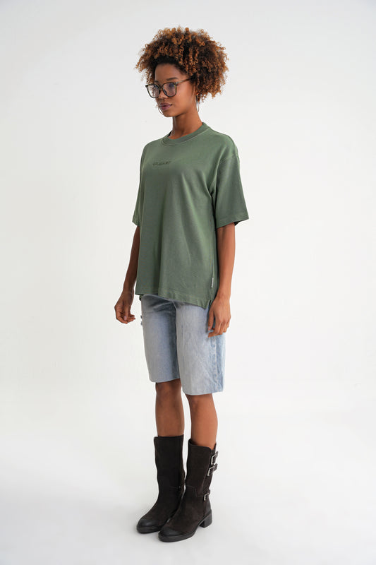 Acid Wash  Unisex T-shirt Green