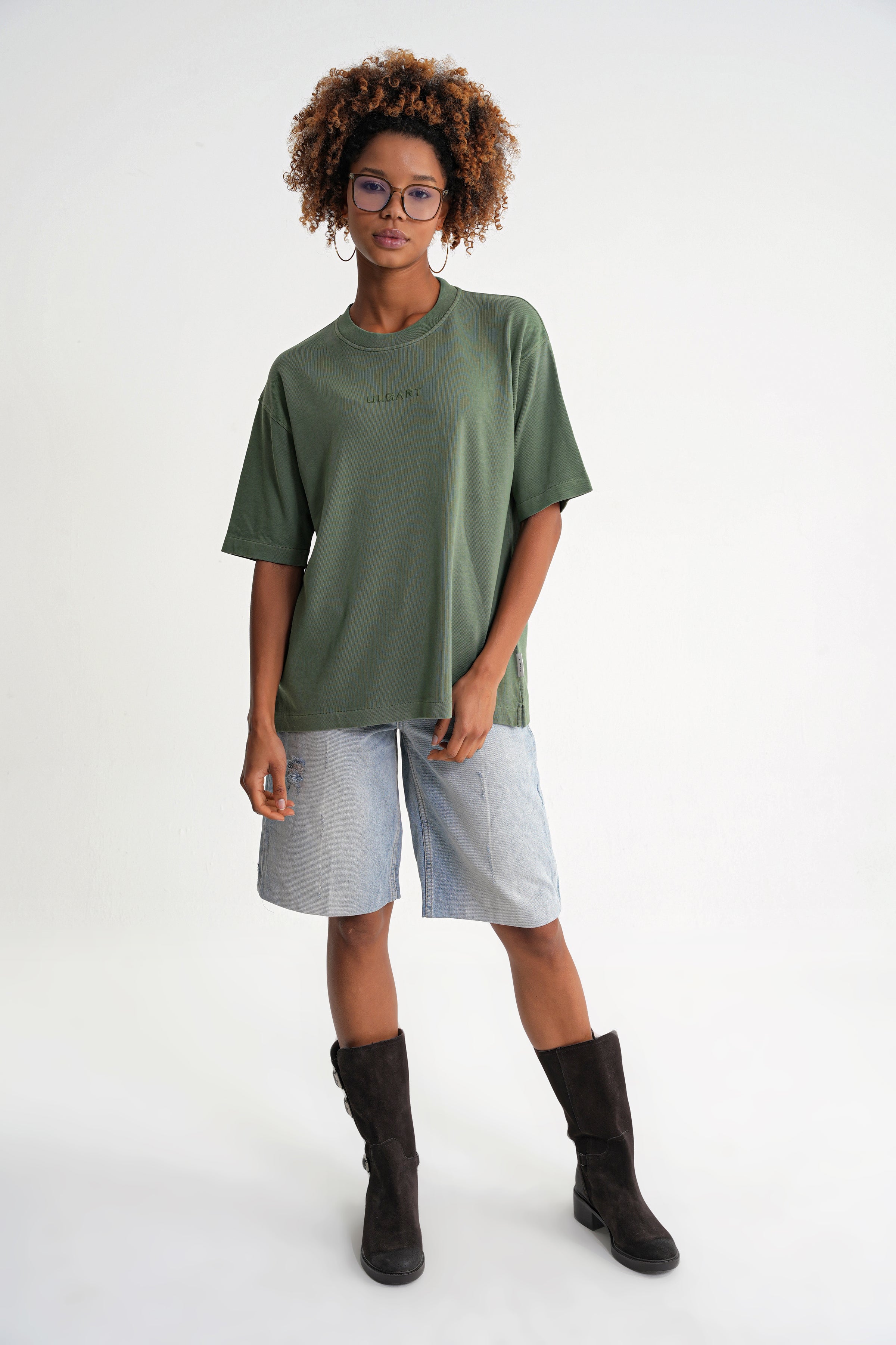 Acid Wash  Unisex T-shirt Green