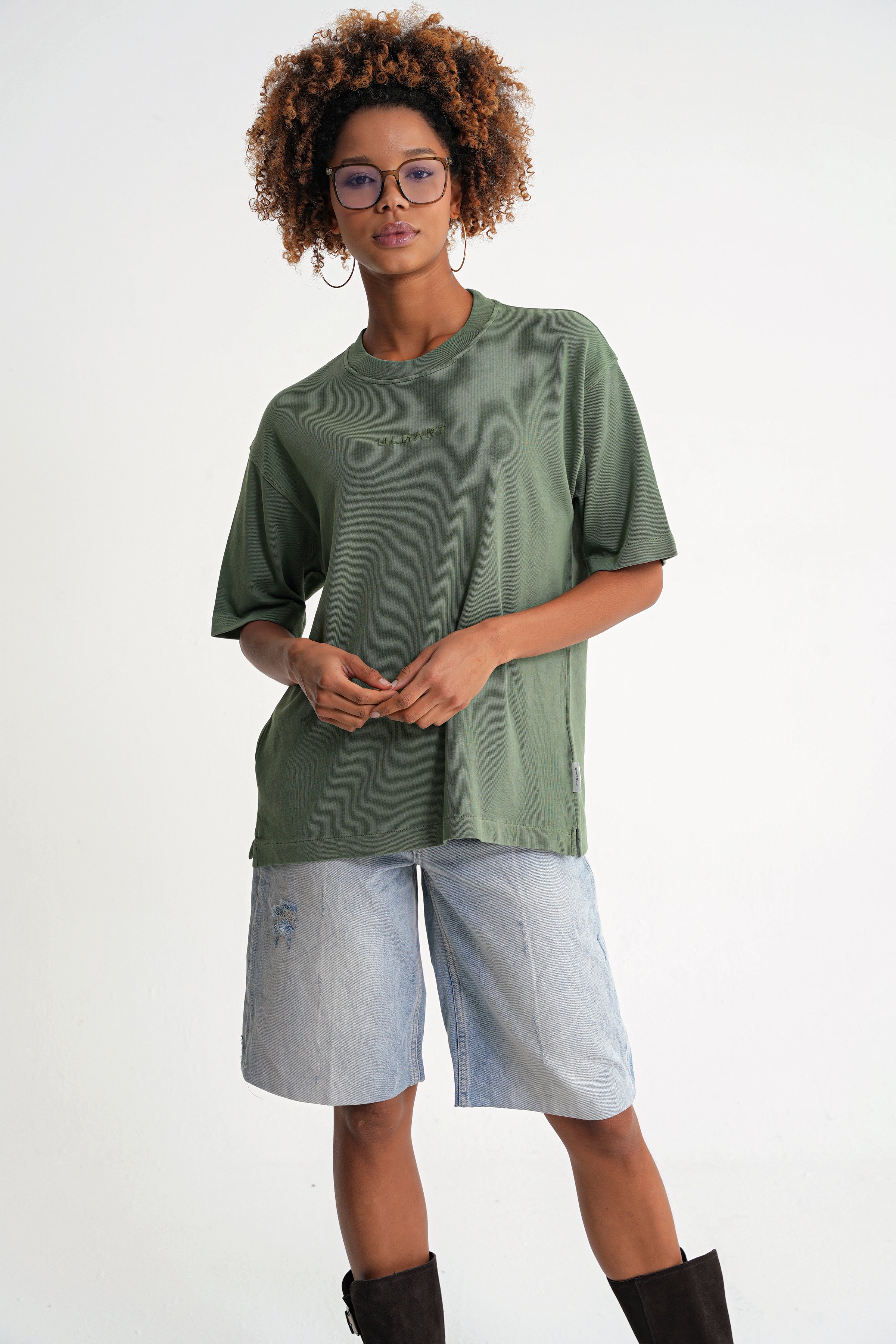 Acid Wash  Unisex T-shirt Green