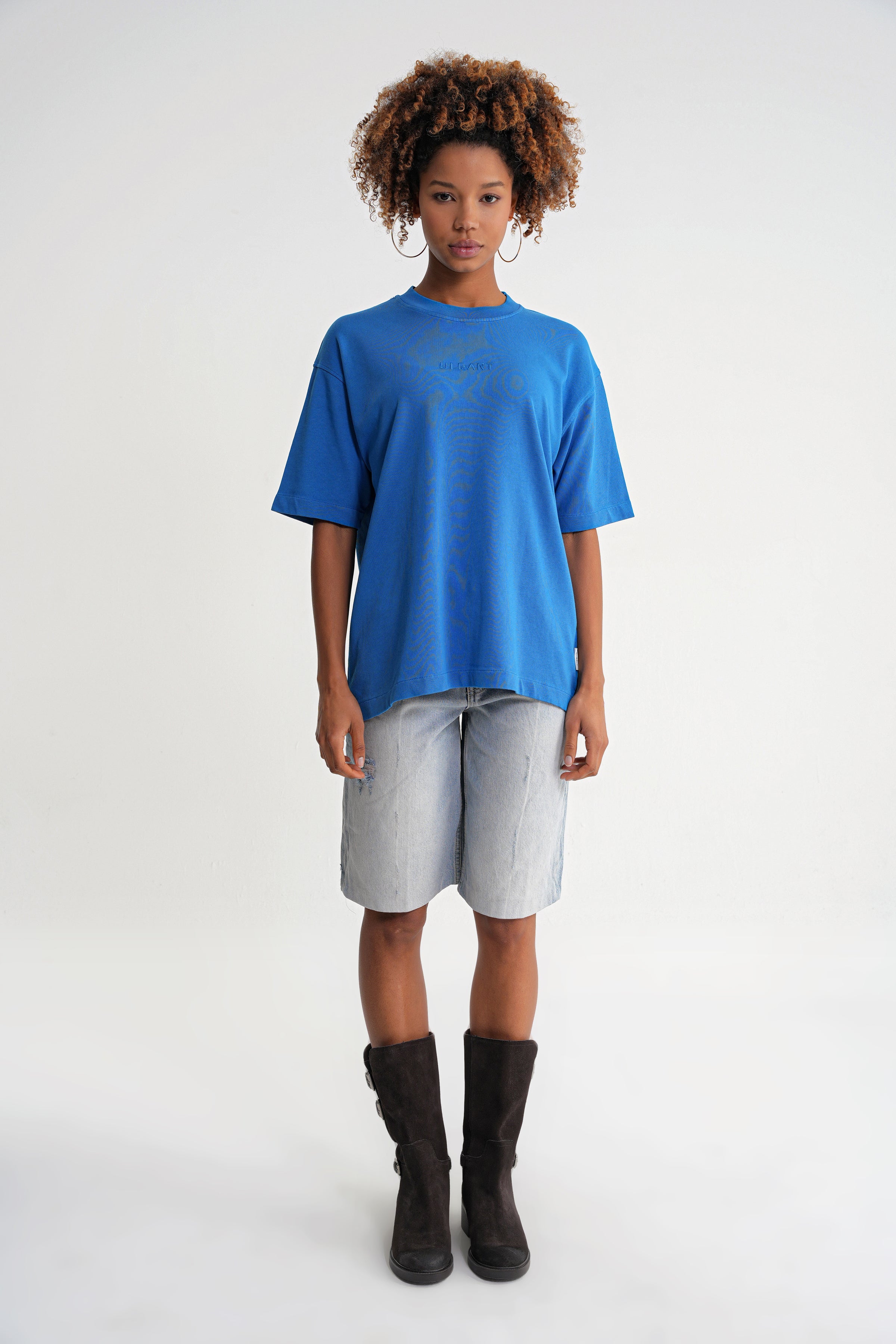 Acid Wash  Unisex T-shirt Blue