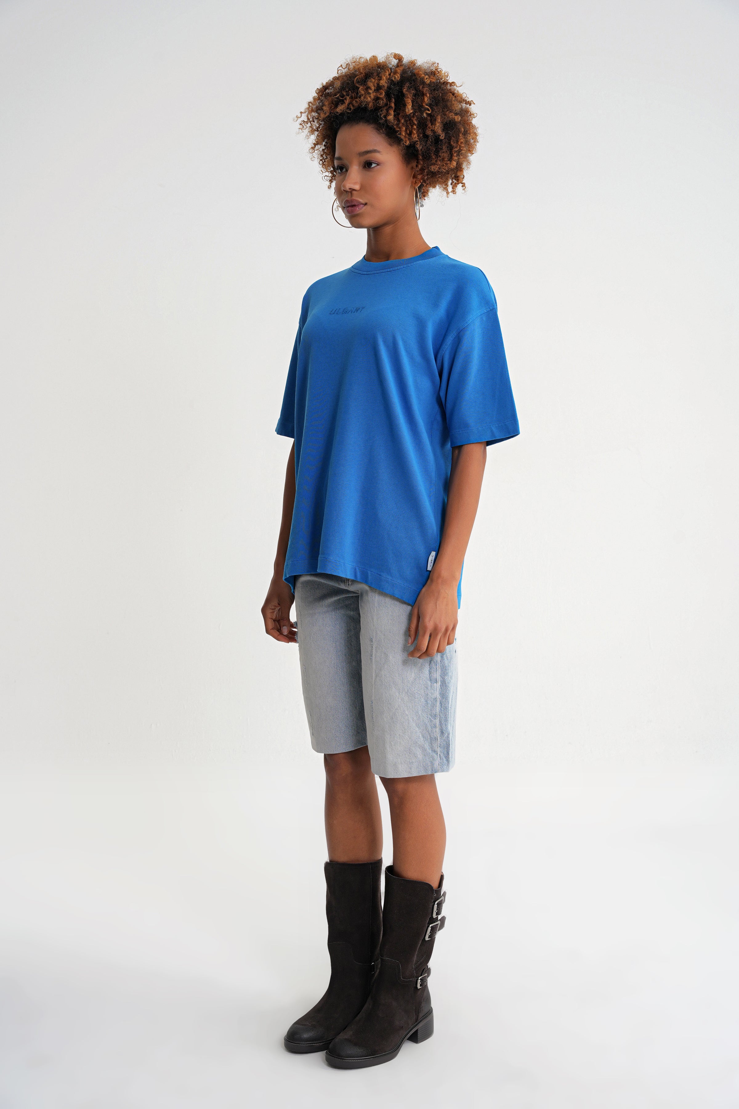 Acid Wash  Unisex T-shirt Blue