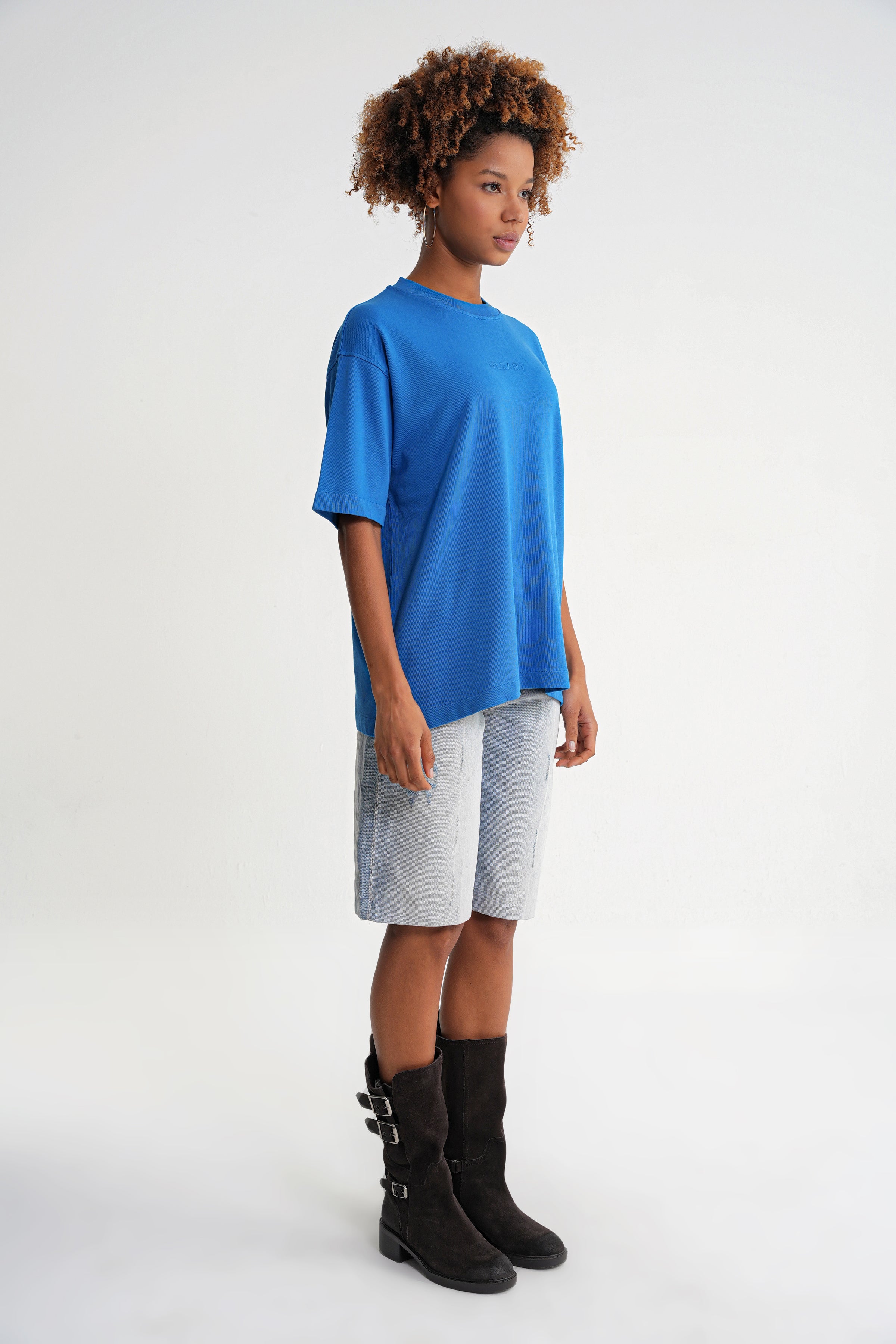 Acid Wash  Unisex T-shirt Blue