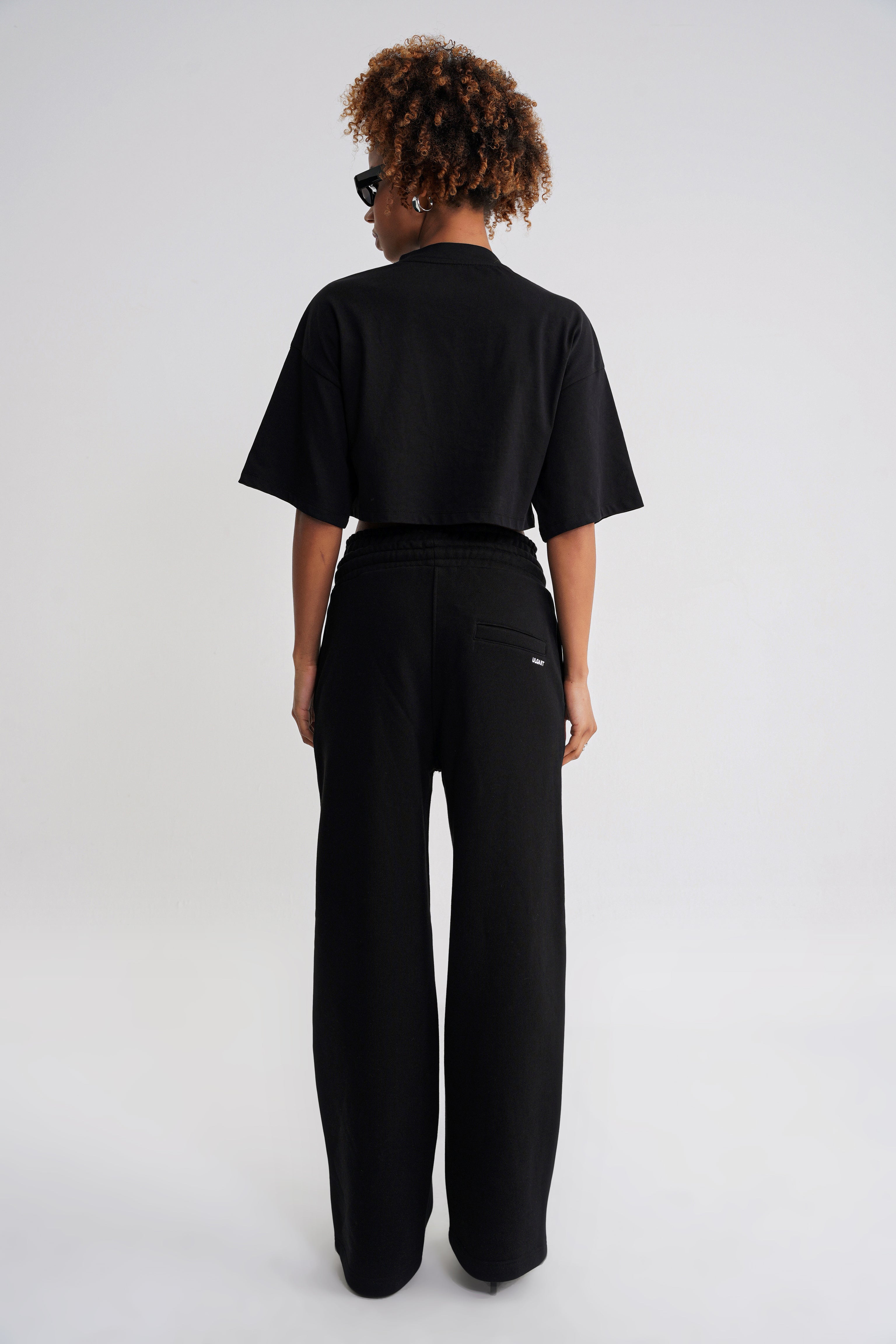 Brian Double Belt Jogger Black