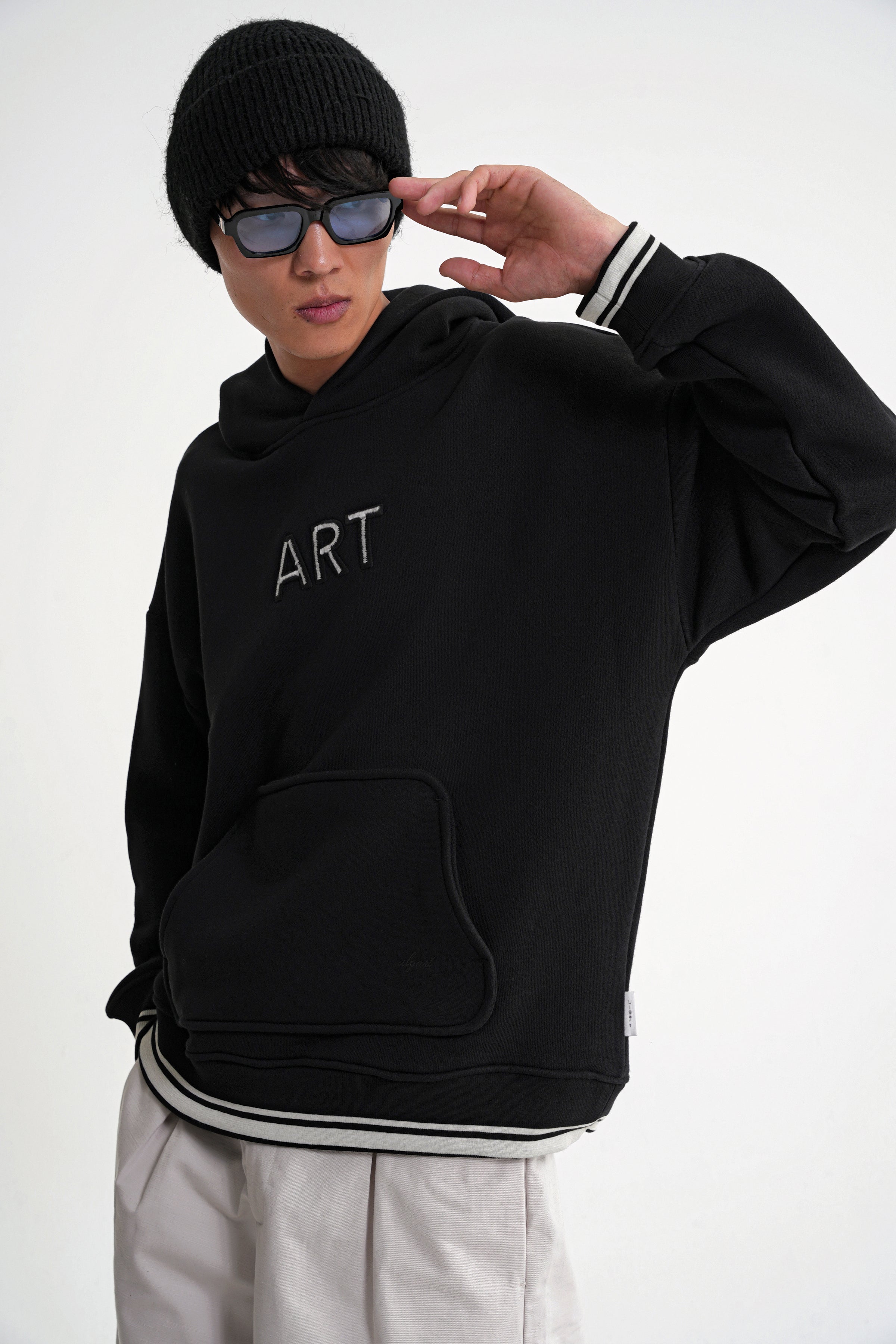 Austen  ART Oversize  Hooddie  Black