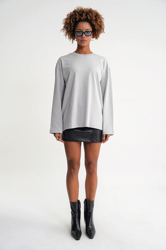Teo  Long Sleeve Oversize  High Rise