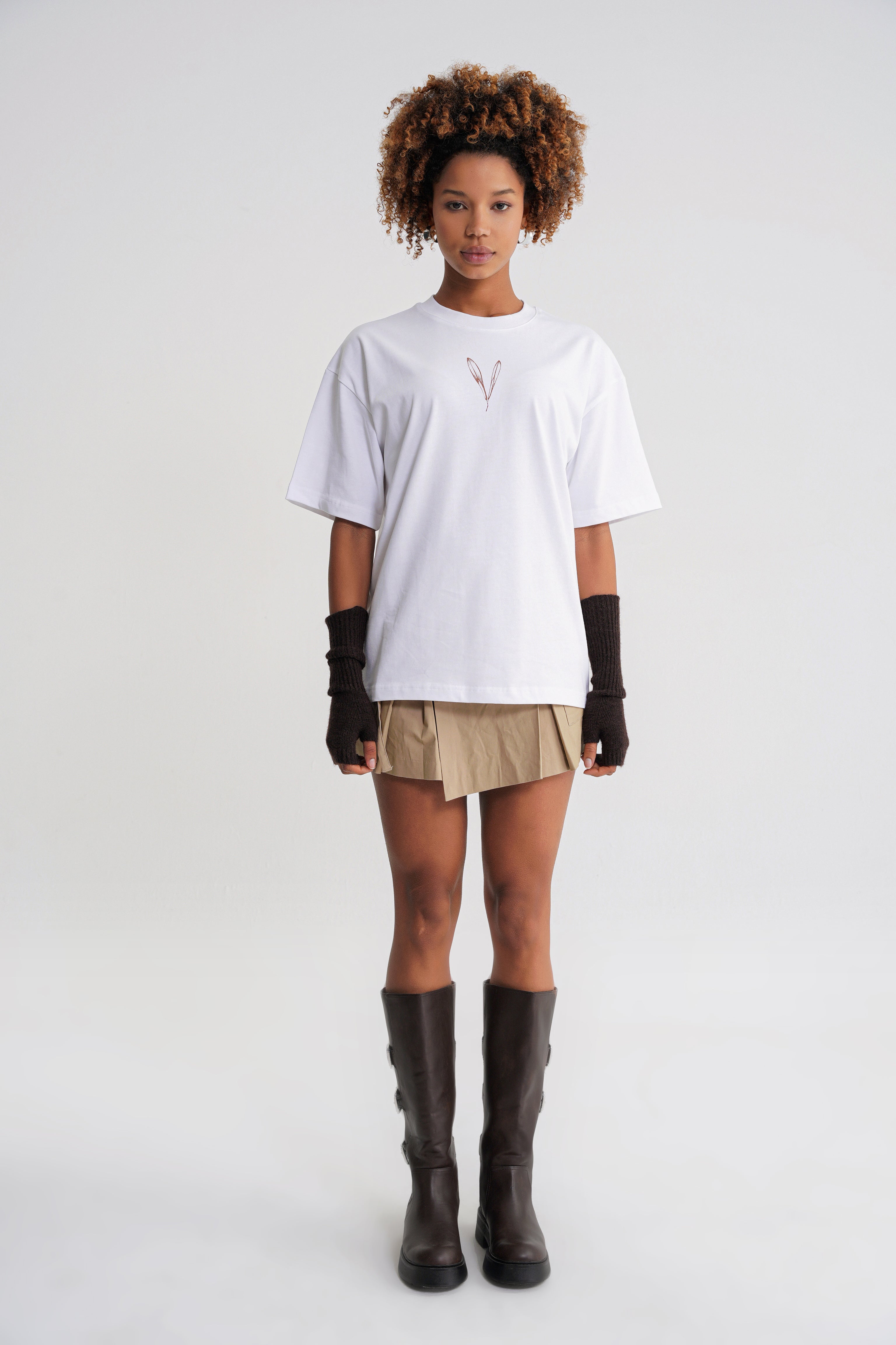 Puff Print Flowers T-shirt