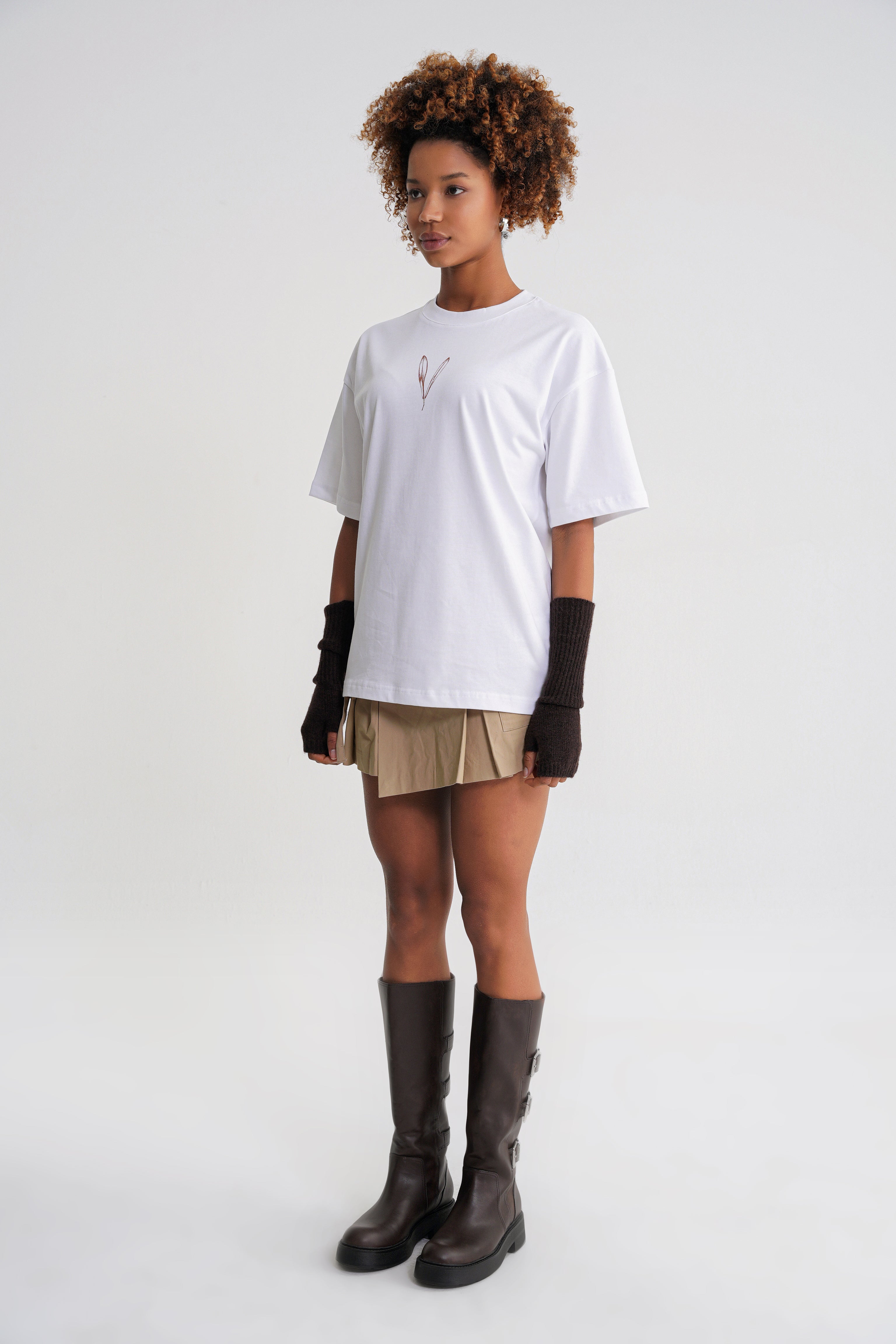 Puff Print Flowers T-shirt