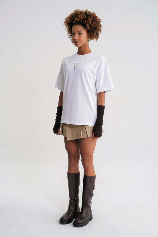 Puff Print Flowers T-shirt