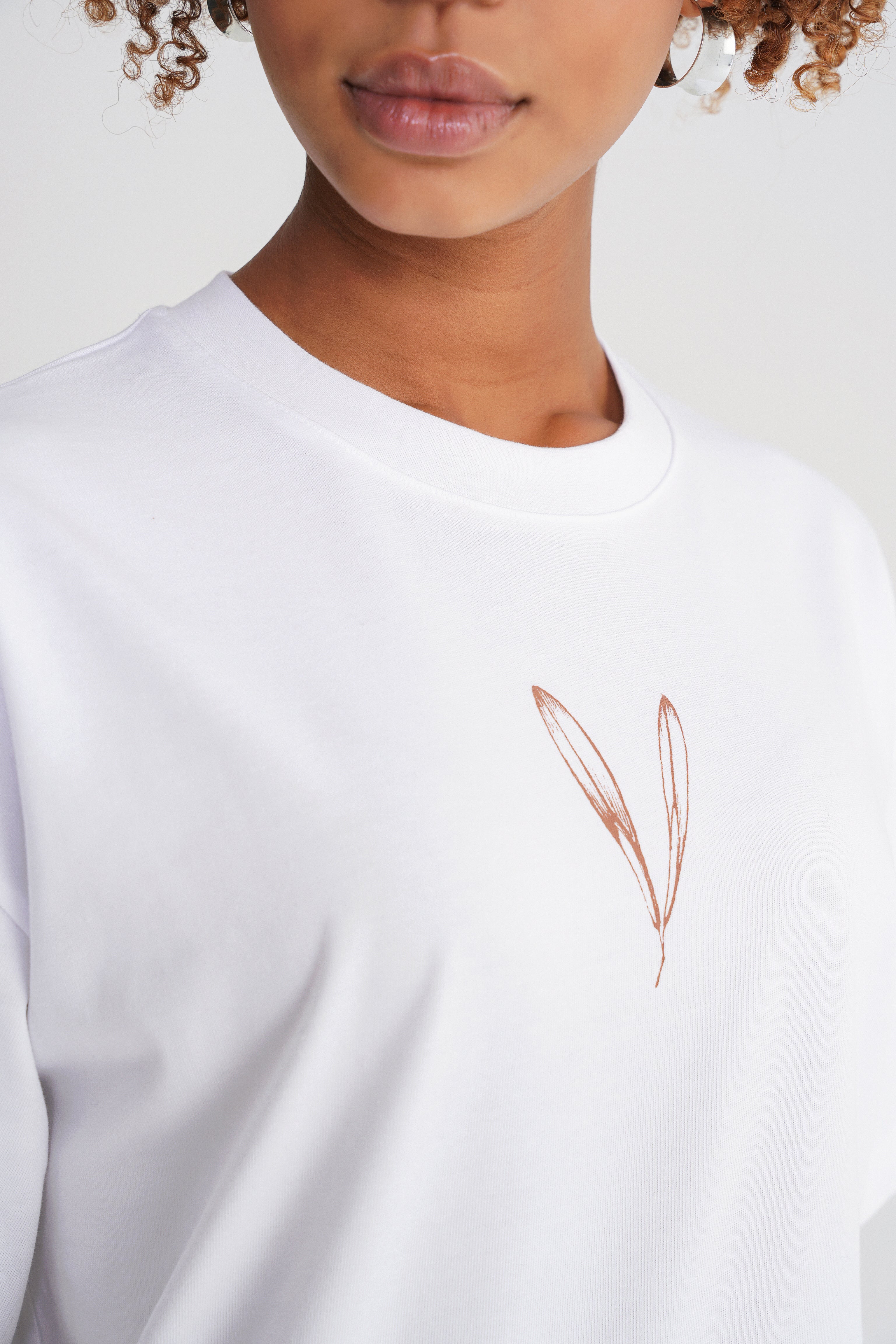 Puff Print Flowers T-shirt