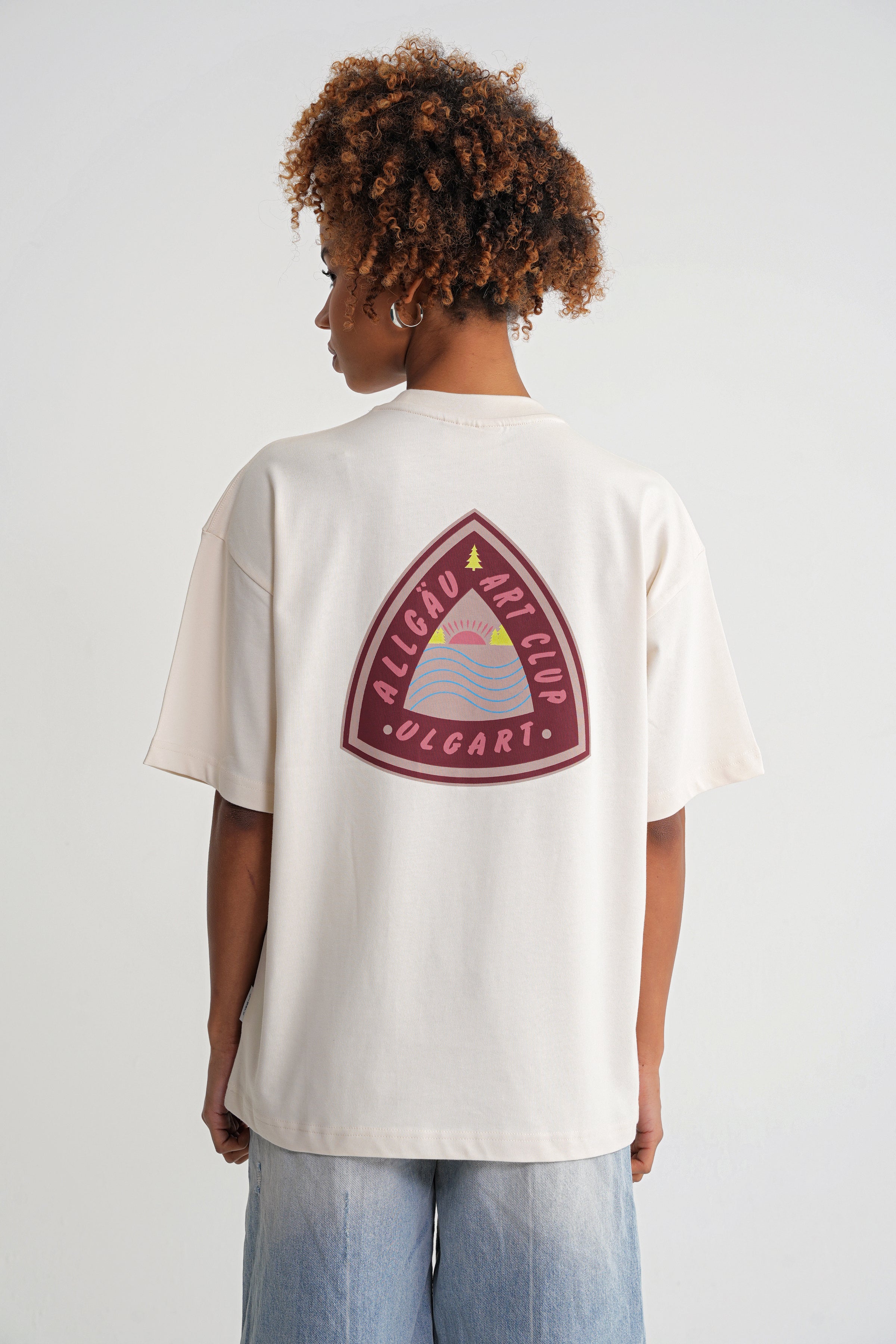 Vicky  Oversize  T-shirt Antik White