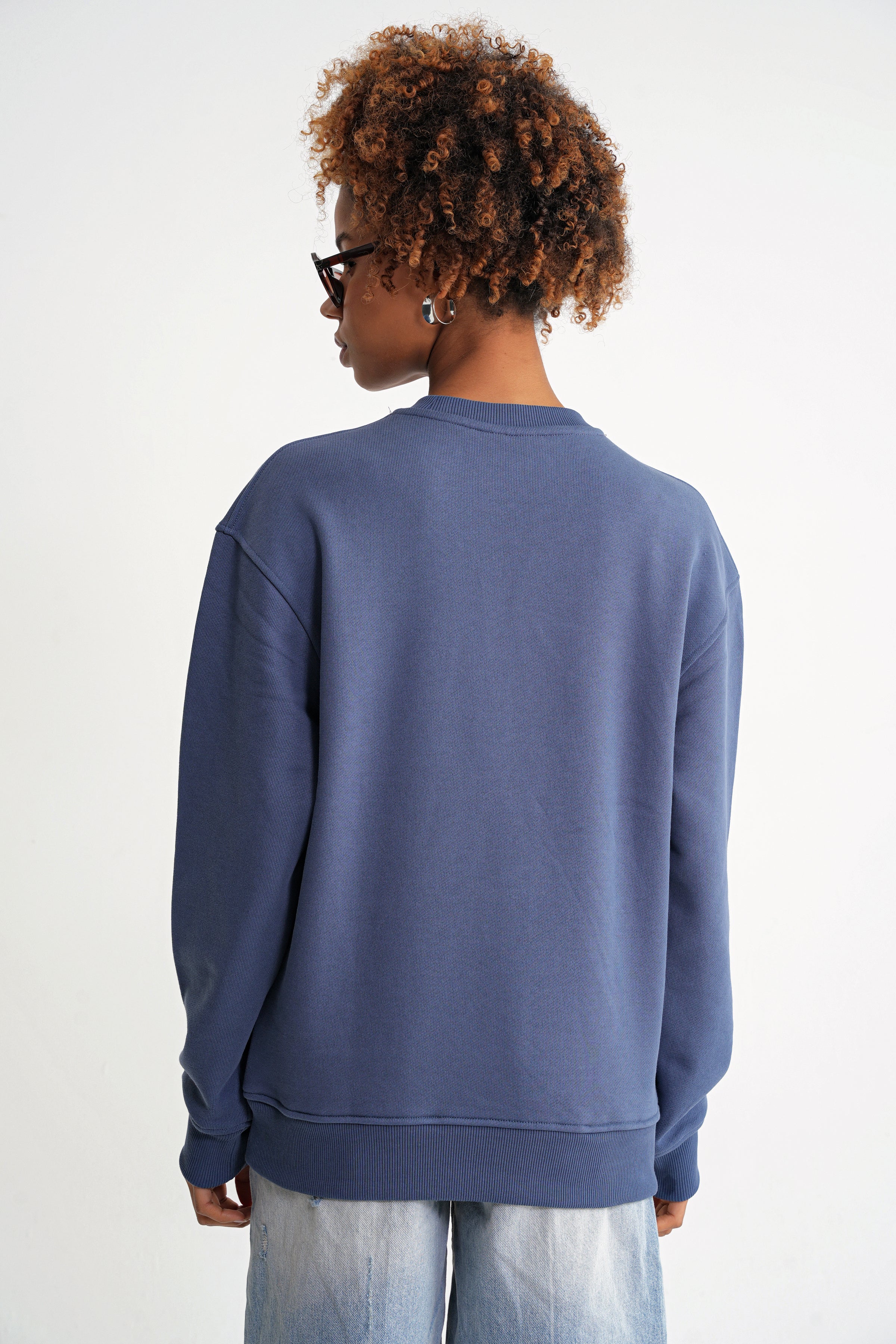Rose Oversize Sweat İndigo