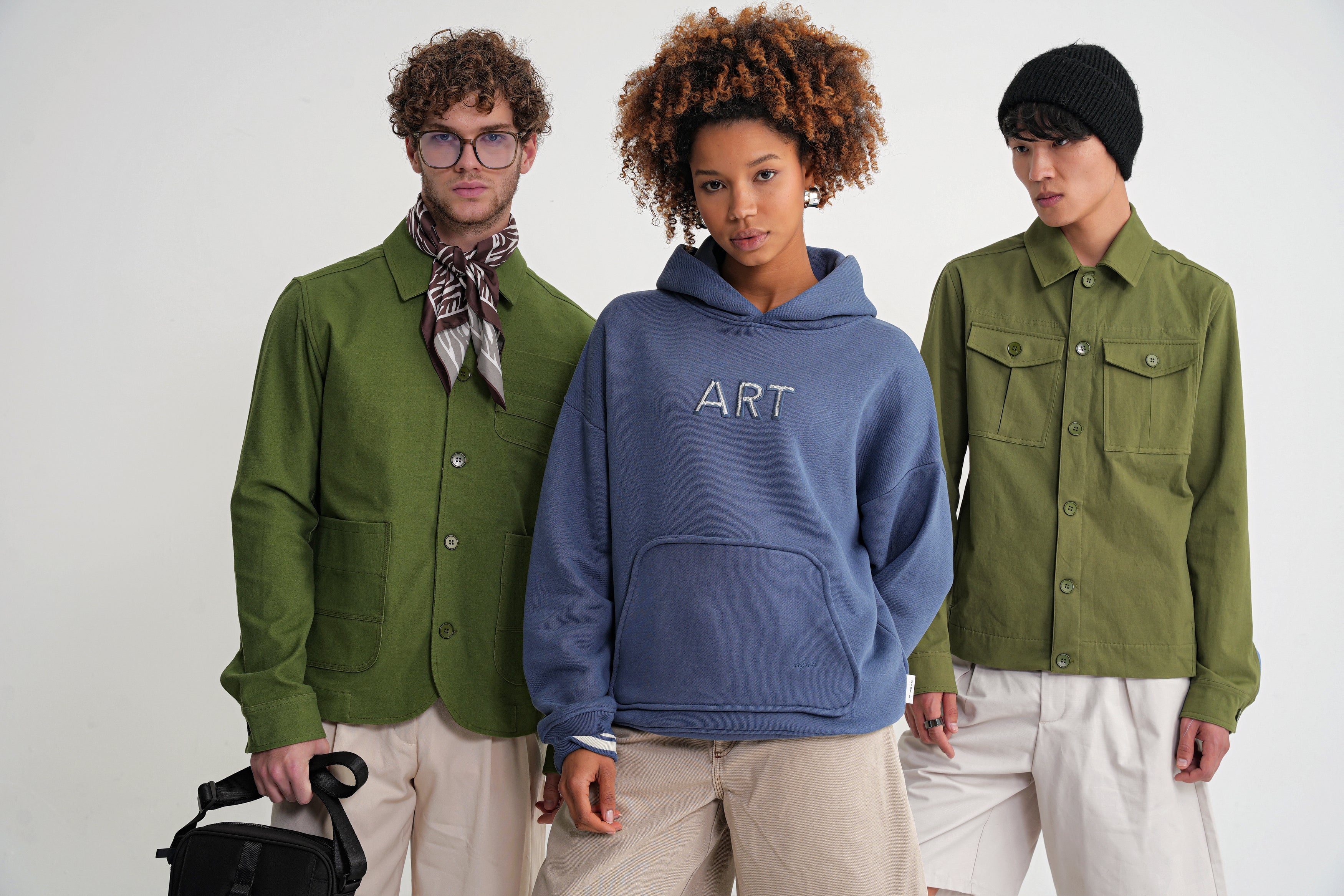 Austen  ART Oversize  Hooddie Indigo