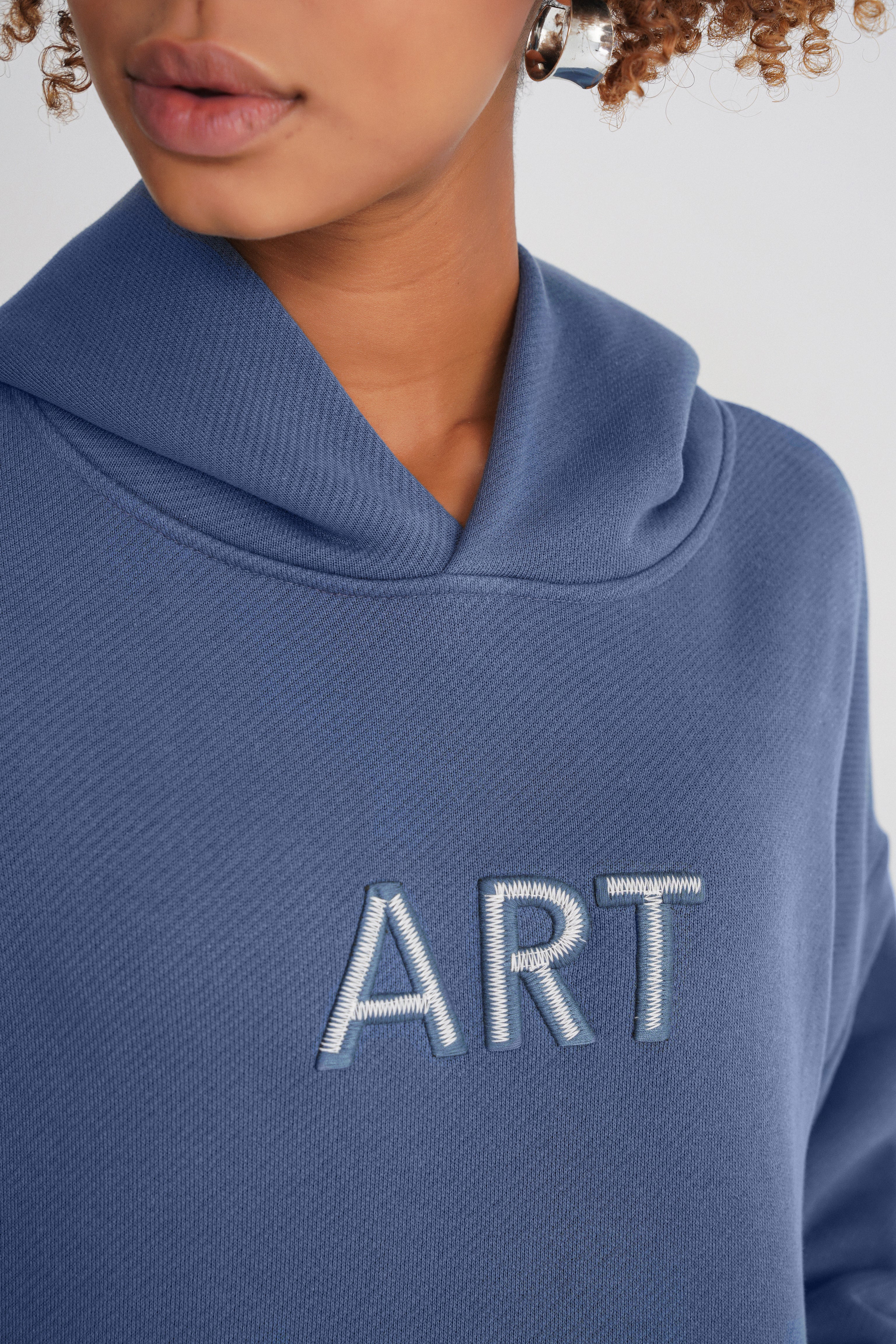 Austen  ART Oversize  Hooddie Indigo