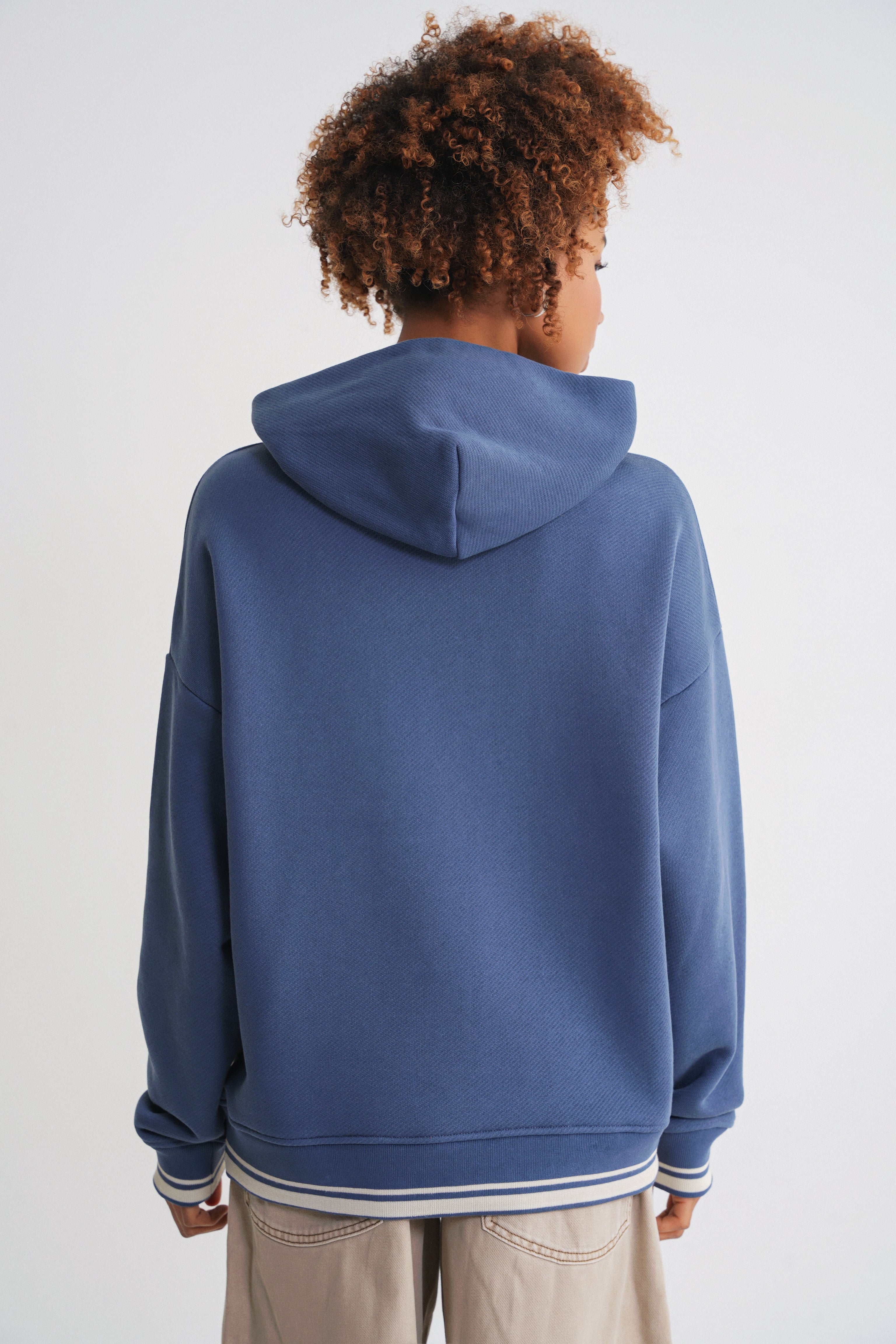 Austen  ART Oversize  Hooddie Indigo