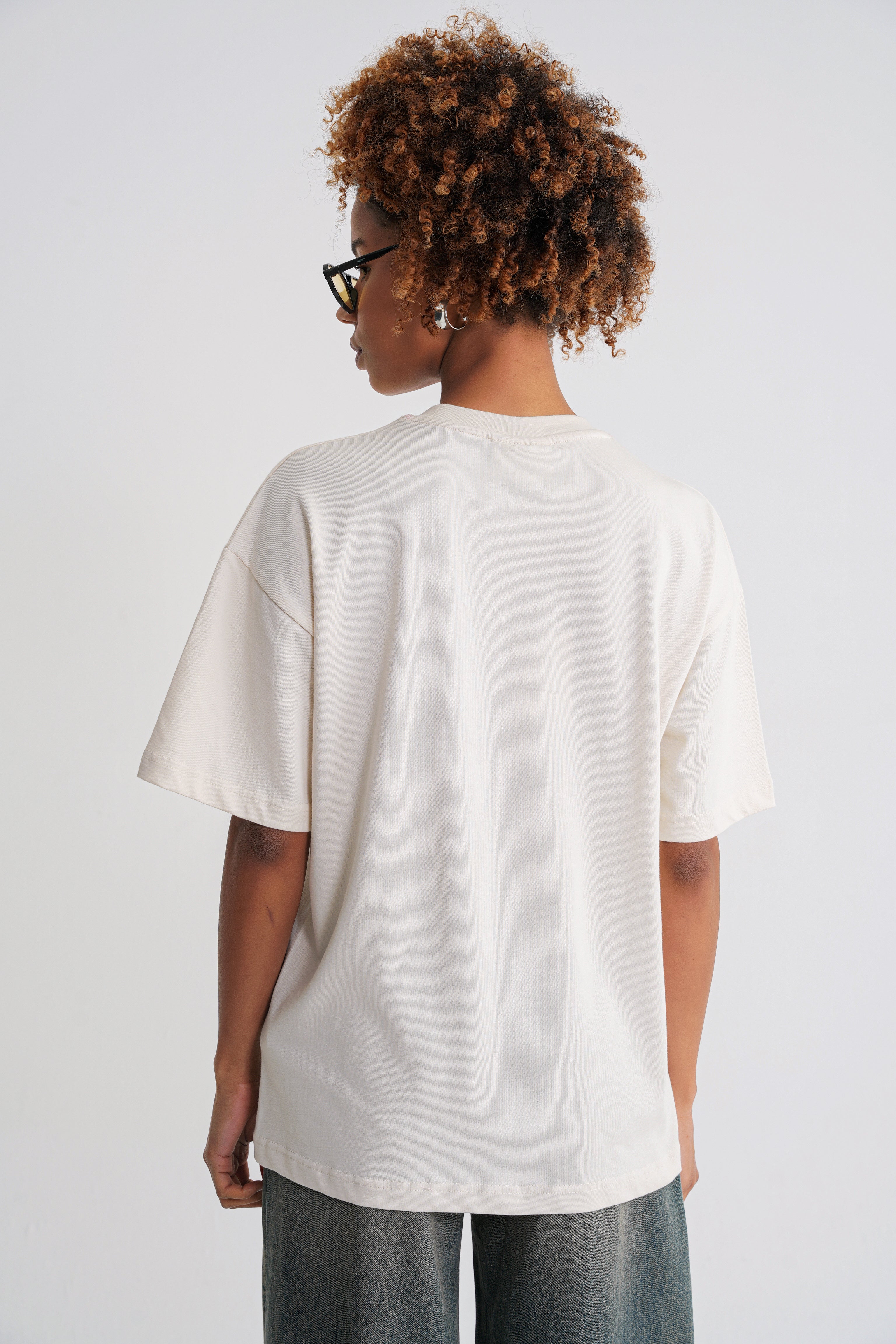 Portland Oversize T-shirt Antik White